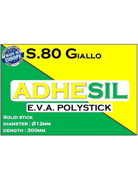 Batoane silicon solid EVA - S.80 Giallo