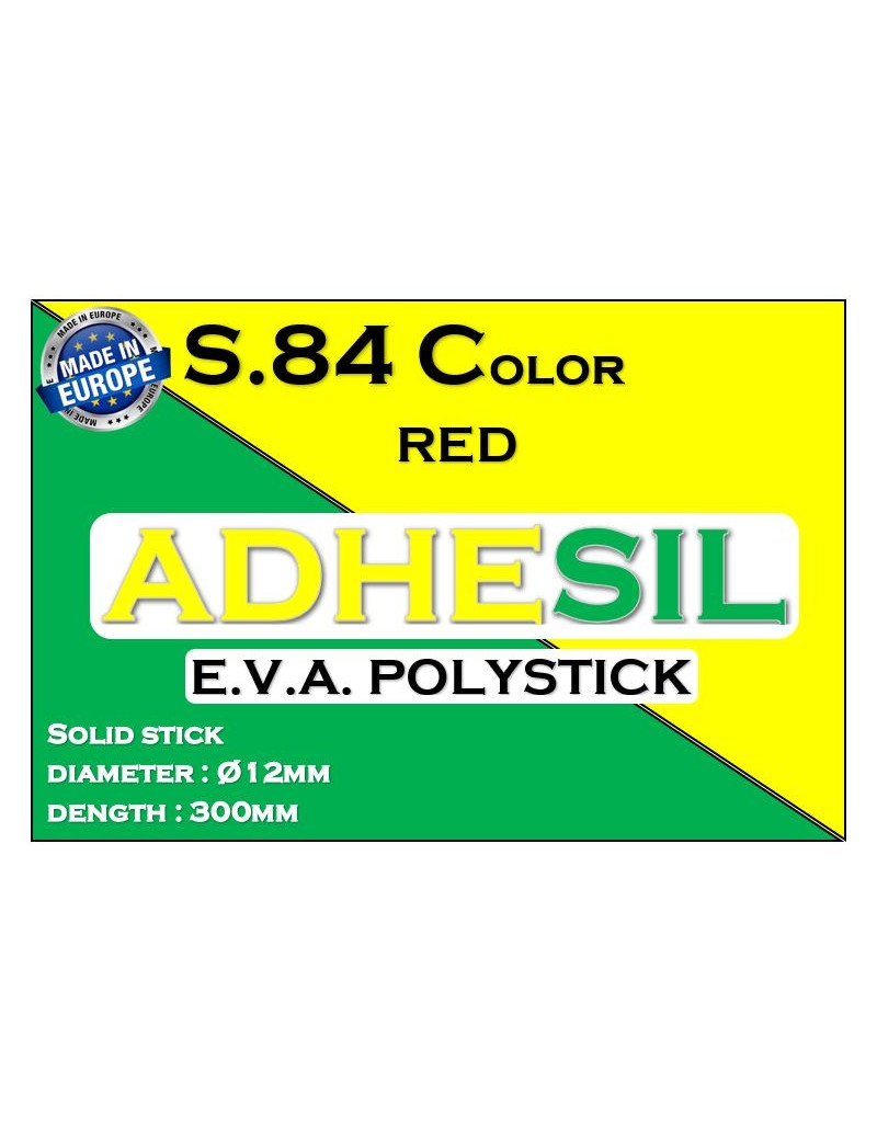 Batoane silicon solid EVA - S.84 Red