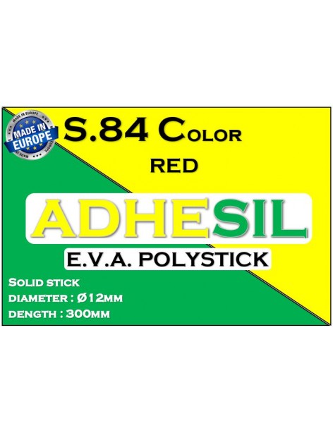 Batoane silicon solid EVA - S.84 Red