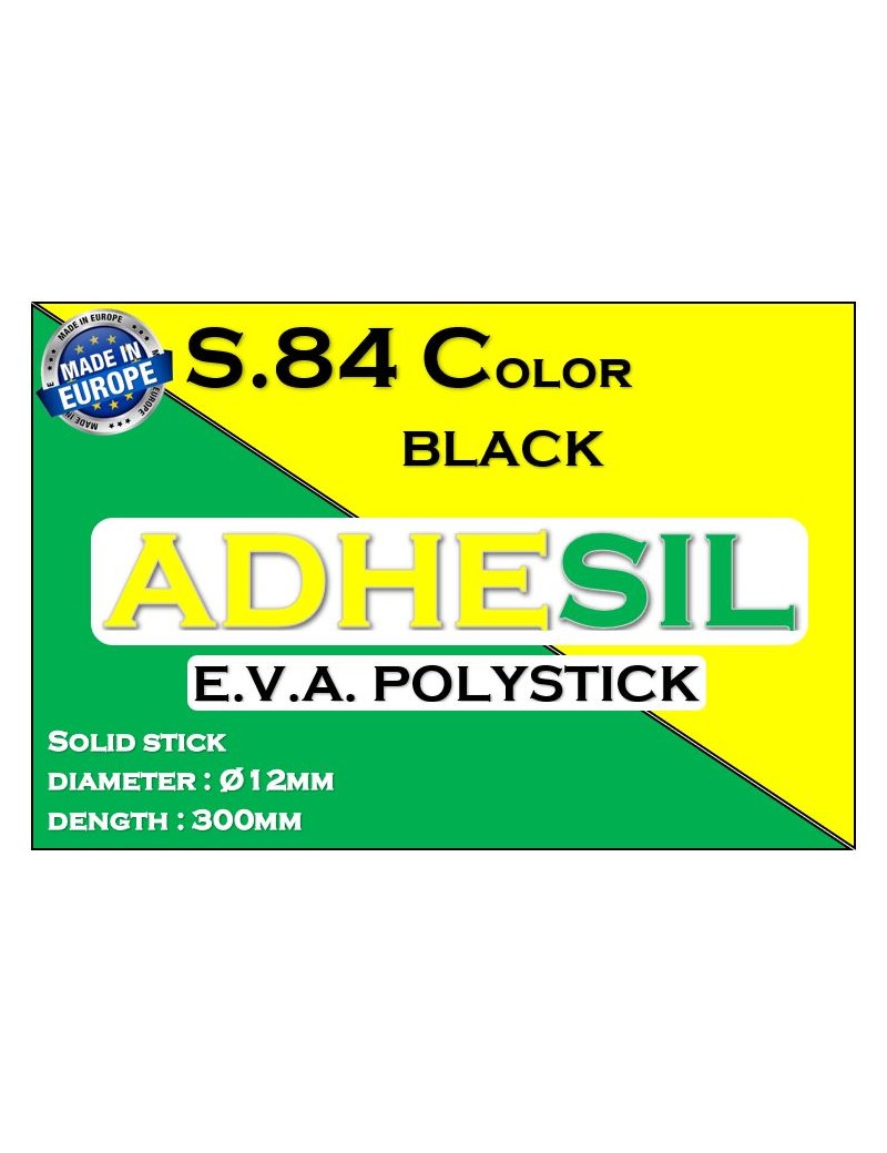 BATOANE COLOR SILICON SOLID EVA - S.84 BLACK (NEGRU)